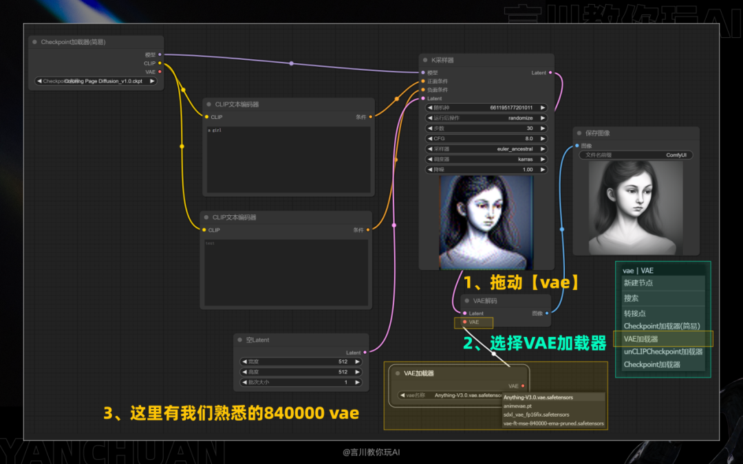 图片[61]-手把手教你从零开始：构建你的首个ComfyUI工作流-AIGC-AI绘画部落